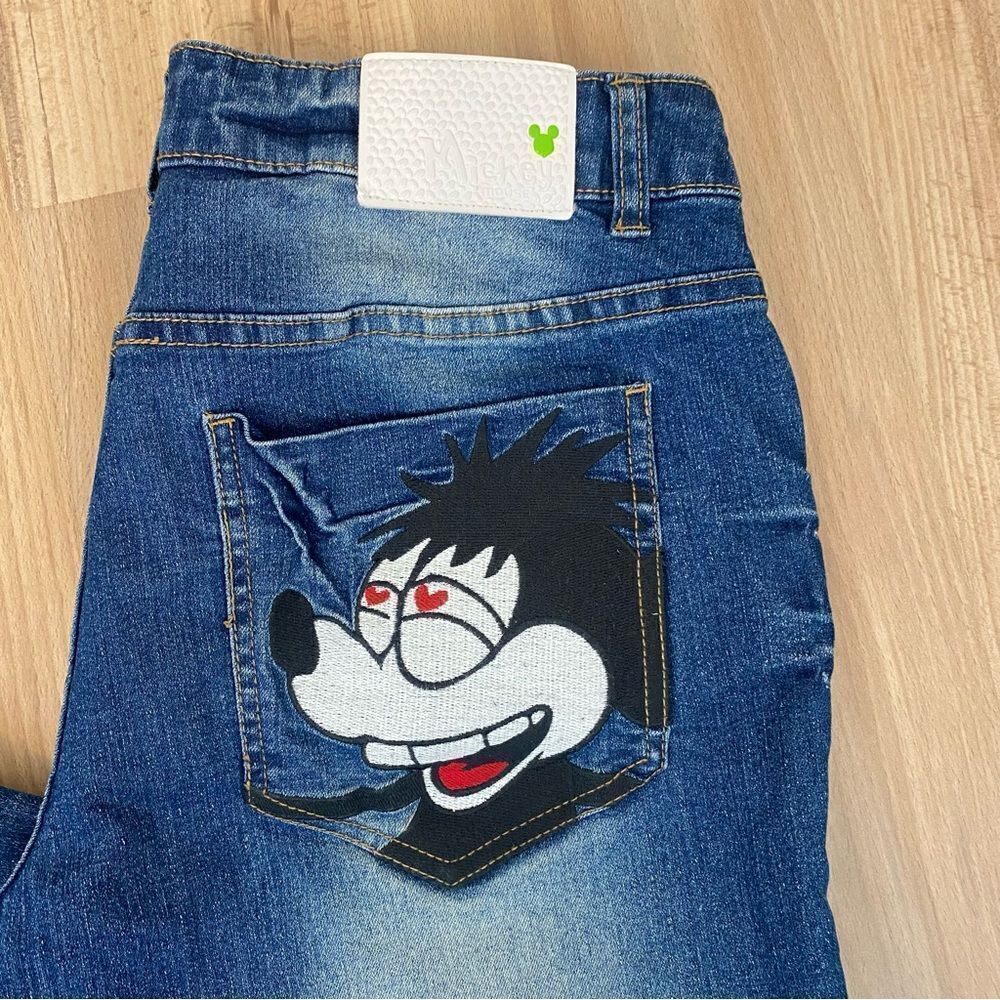 Disney Mickey Mouse Vintage Jean Capris - Picture 7 of 12